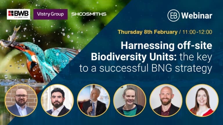 Harnessing off-site Biodiversity Units: the key to a successful BNG strategy - with Environment Bank, BWB, Vistry Group, and Shoosmiths